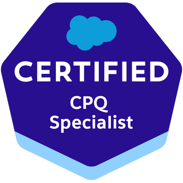 Salesforce Certified CPQ Specialist badge