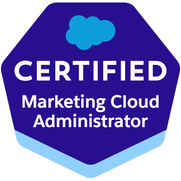 Salesforce Certified Marketing Cloud Administrator badge
