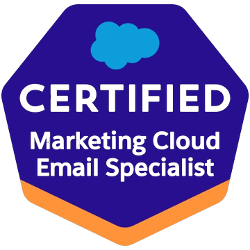 Salesforce Certified Marketing Cloud Email Specialist badge
