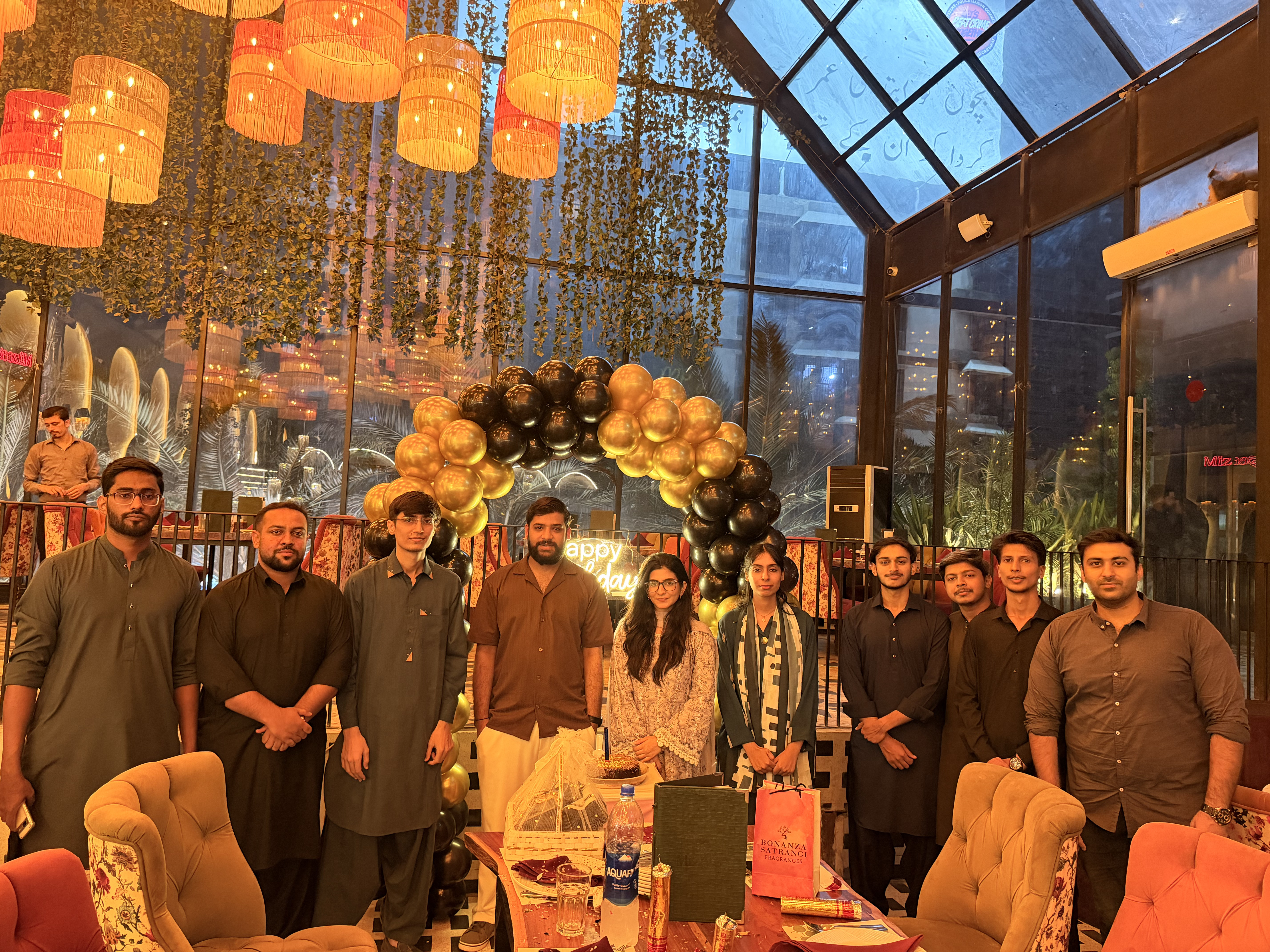 Encore Digital team celebrating Director of Operations Ahad's birthday