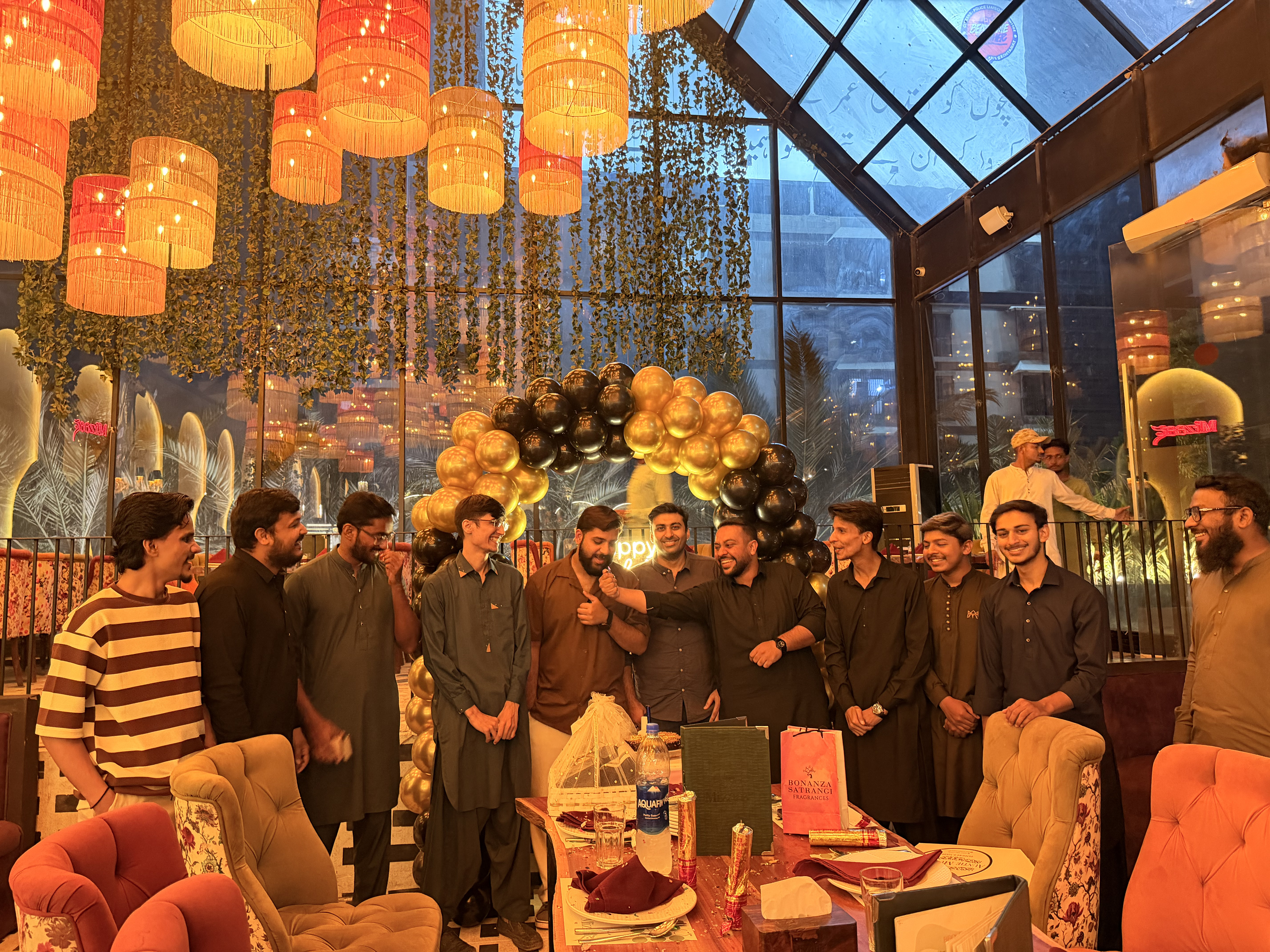 Encore Digital team celebrating Director of Operations Ahad's birthday